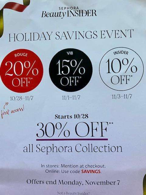 The Beauty Insider Holiday Savings Event Is Happening Now Flyer