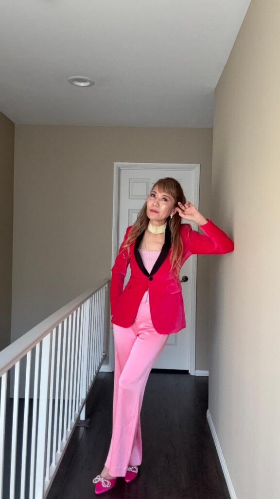 How to Create a Romantic Valentine's Day pink allover sample pictures