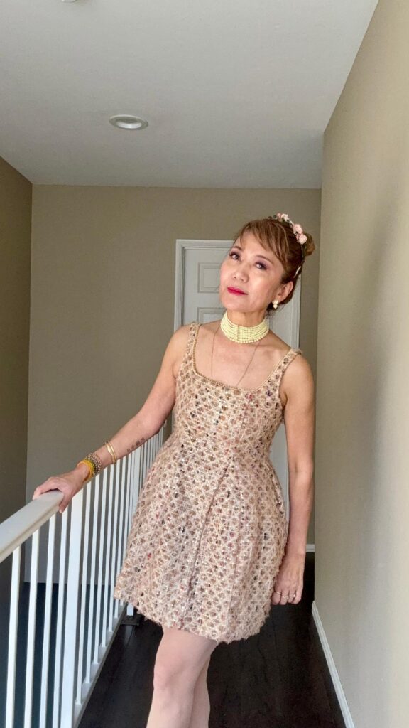 How to Create a Romantic Valentine's Day sample tweed minidress sample picture